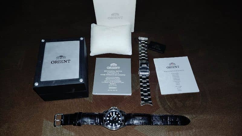 Orient Ray 2 Black Dial , 100% Genuine , Slightly used 0