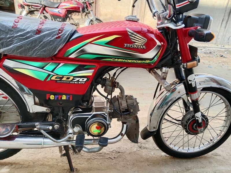 Honda CD 70 motorcycle for sale model 2022/03057210160//03456561380 10