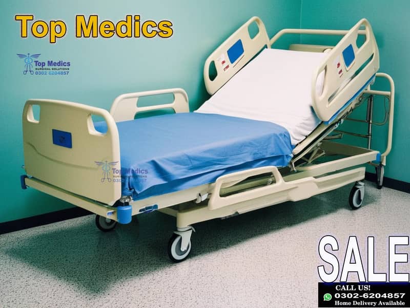 Electric Hospital Bed, Patient Bed , ICU Bed Import From UK & USA 4