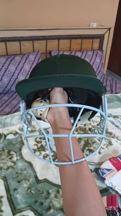 Cricket helmet.