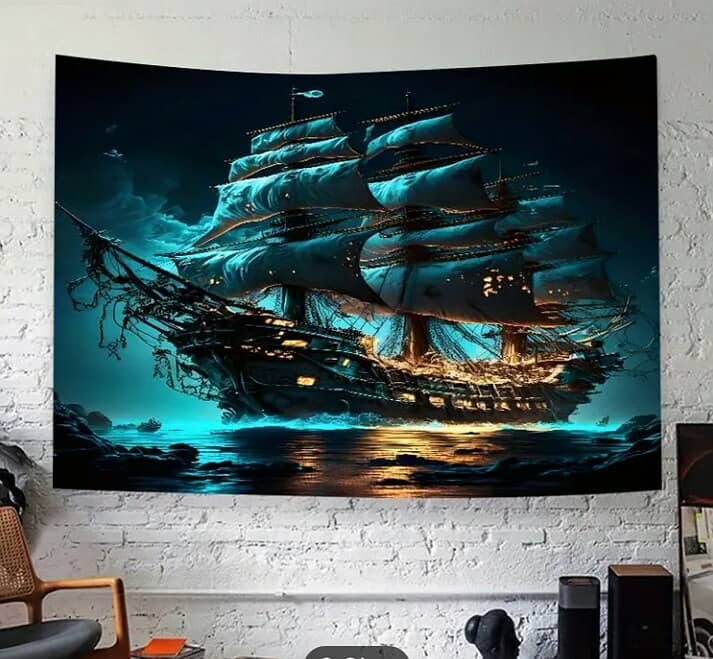 Sailboat Canvas Art  - 30.48x40.64cm  Painting Style Wall Decore 1