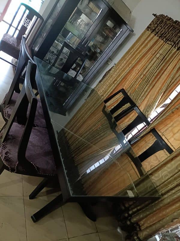 dinning table with 6 chairs for sale 2