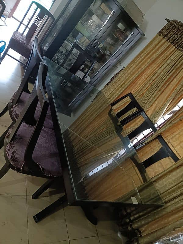 dinning table with 6 chairs for sale 3