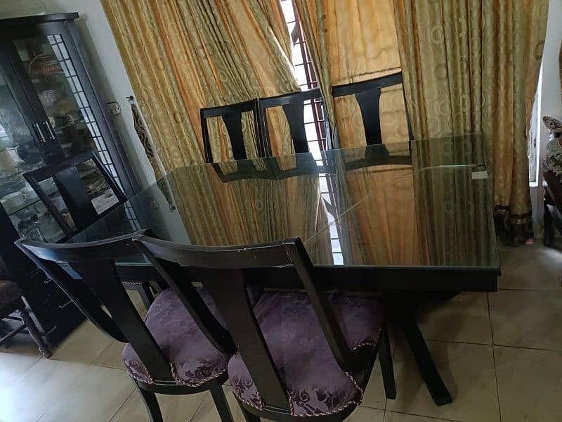 dinning table with 6 chairs for sale 4