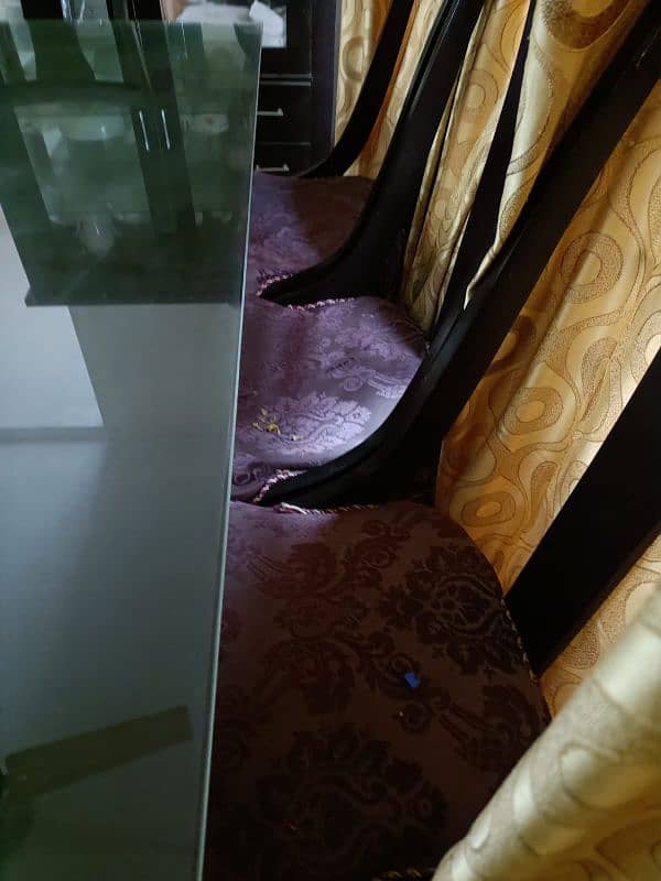 dinning table with 6 chairs for sale 6