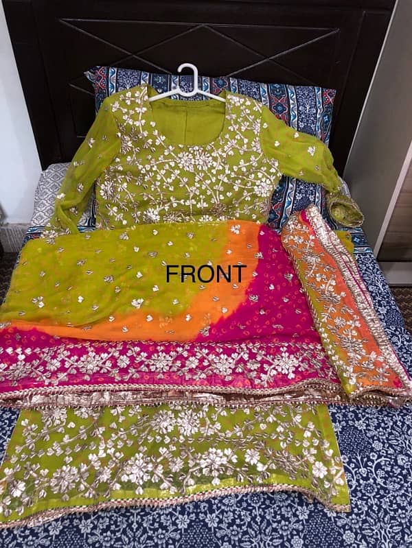 Crinckle Shaffon| Gotay waala suit| 3-Piece| Size ”Medium-Large” 0