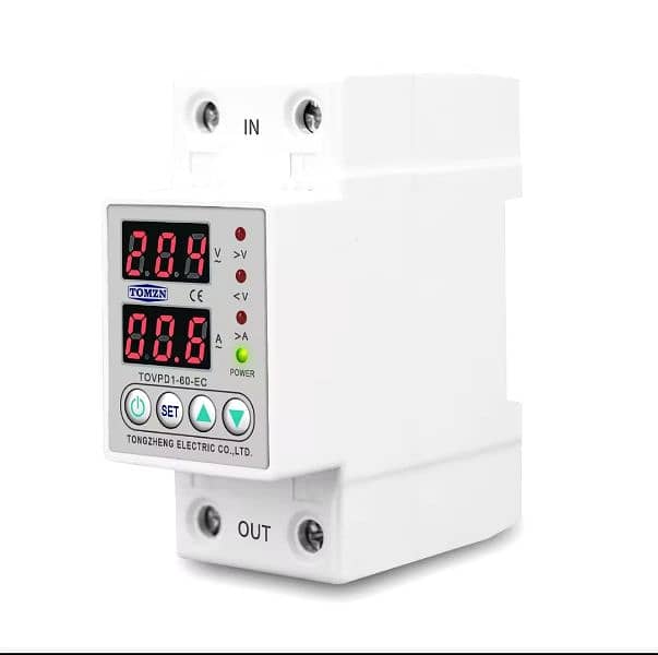 Tomzn 63-A, Single phase,Over & under voltage controller & protector 5