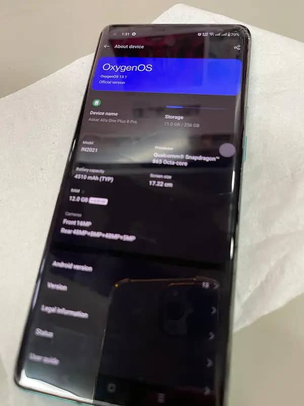 One Plus 8 Pro 12-256 Urgent 1