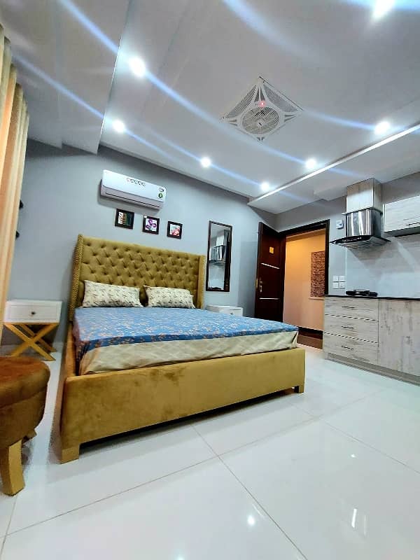 1 bed Studio semi Furnish Apartment on 10 months Installment total prices 39 lac 0