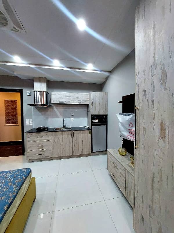 1 bed Studio semi Furnish Apartment on 10 months Installment total prices 39 lac 1