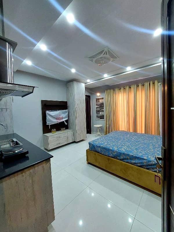 1 bed Studio semi Furnish Apartment on 10 months Installment total prices 39 lac 6