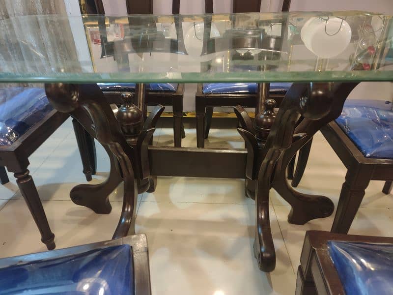 6 person sheesham wood dining table 7