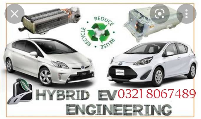 Hybrids batteries and ABS . Toyota Prius . Aqua . Axio Hybrid battery 4