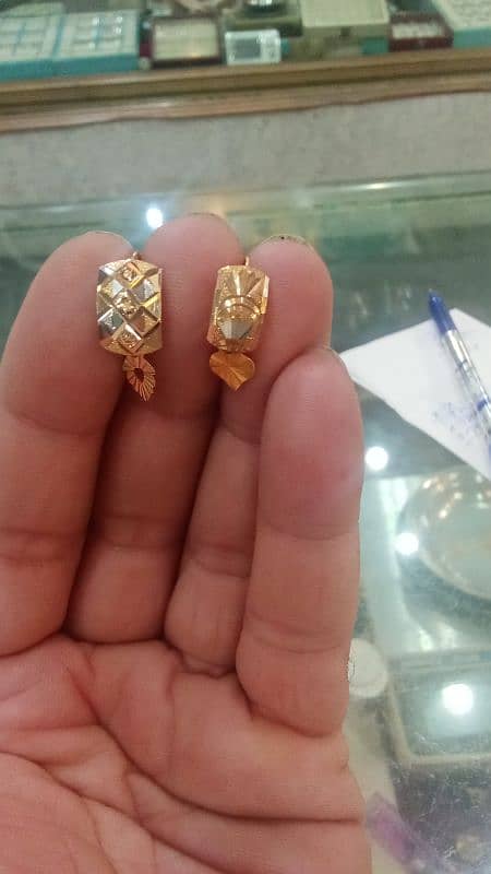 Gold tops earrings baleya ring 8