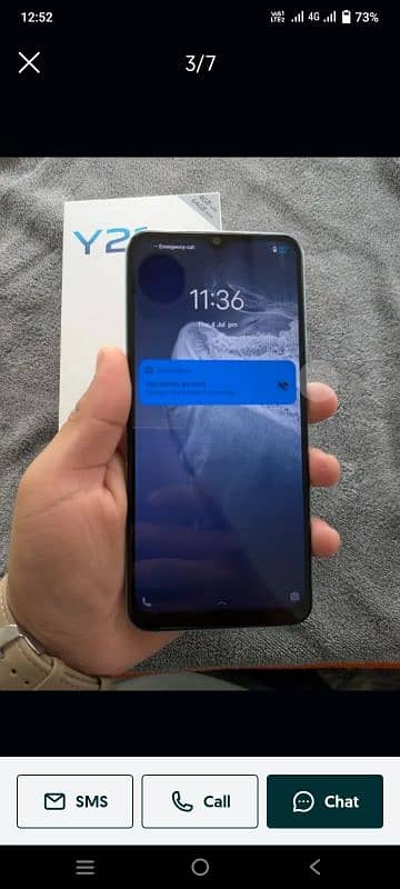 vivo y21 4 64 complete box hai total orjnal hai 1