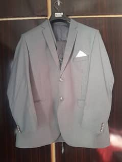 brand new pent coat gray colour 38 size 3 piece