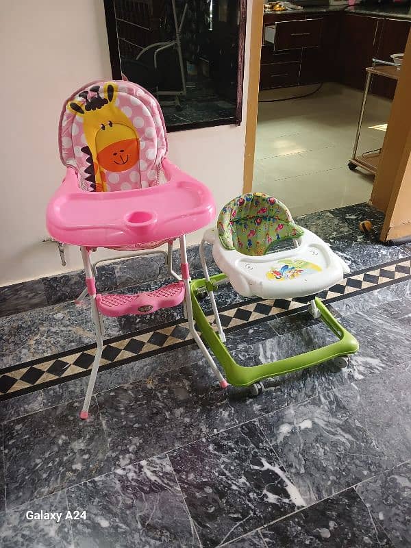 Walker and Baby Chair 1