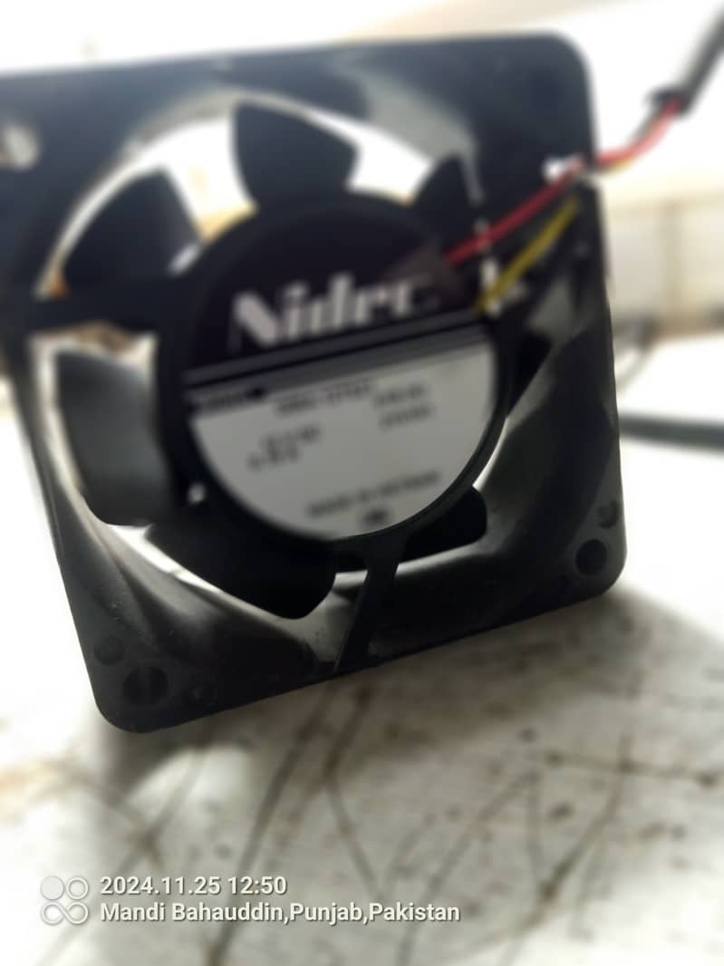 Nisec 12 voltage dç high speed fan 1