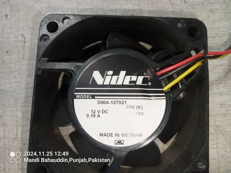 Nisec 12 voltage dç high speed fan 3