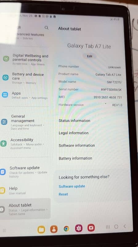 Samsung Galaxy Tab A7 Lite 9" 1