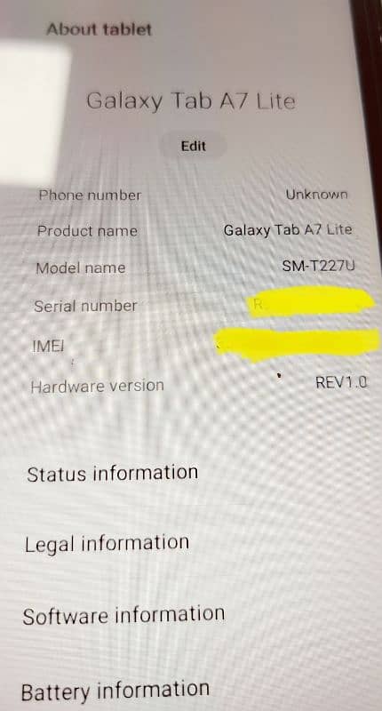 Samsung Galaxy Tab A7 Lite 9" 3