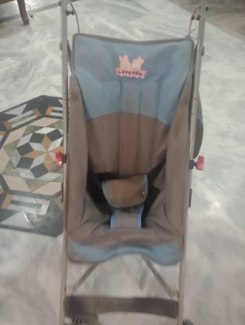 Baby play pan/cot+ stroller+ baby bath 2