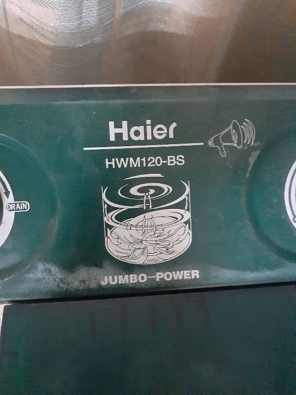 Haier washing machine and dryer (HWM 120-BS) 10