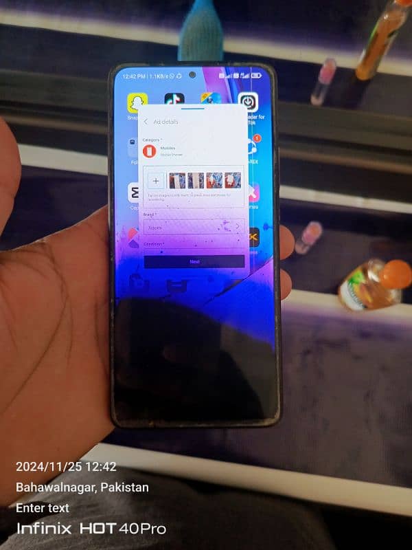 redmi Note 10 pro 6gb 128gb gradient bronzee normal condition 4