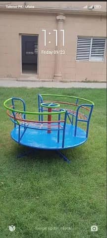 Playground equipment | Garden Metal swing jhola | Slides, Seesaw etc 4