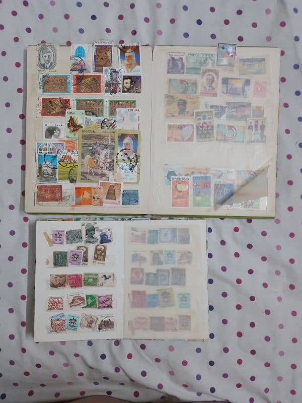 stamp collection 5 albums 2