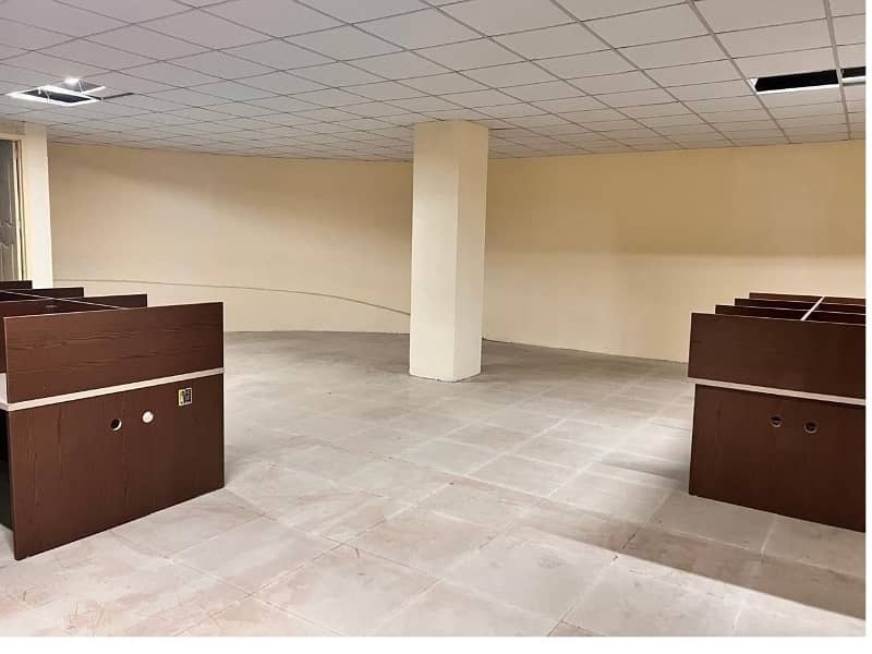 Area 1200 square Feet Brand New Corporation Office Available For Rent in Main Boulevard Road Gulberg 3 Lahore 3