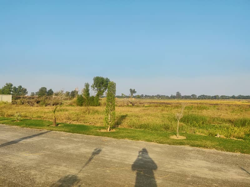 1 Kanal Plot For Farm House In Farm City 38 Lac Per Kanal 1