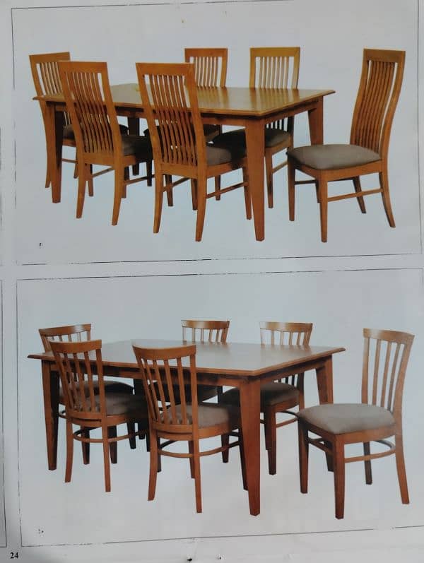 Dining Table with chairs/ dining table 8 chairs/dining chairs 7