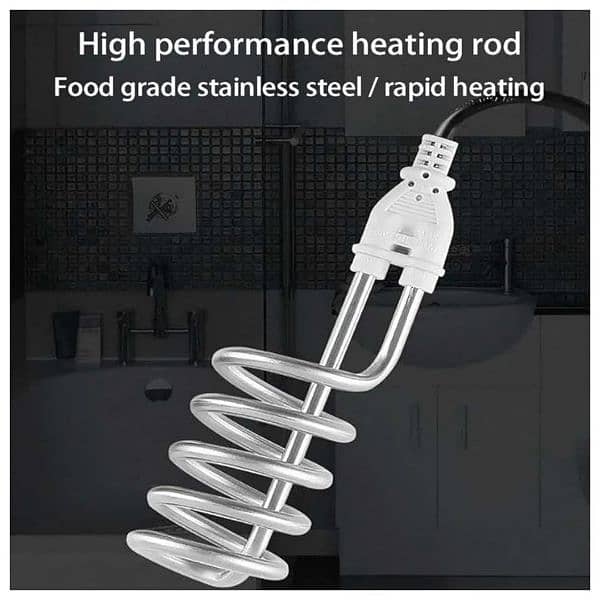 portable 2000Wwater heating Rod stainless steel immersion heater 1