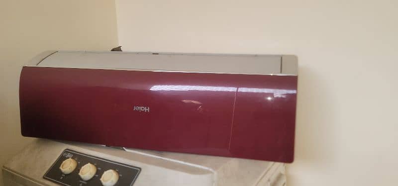 haier split ac fresh condition no fault all ok 1