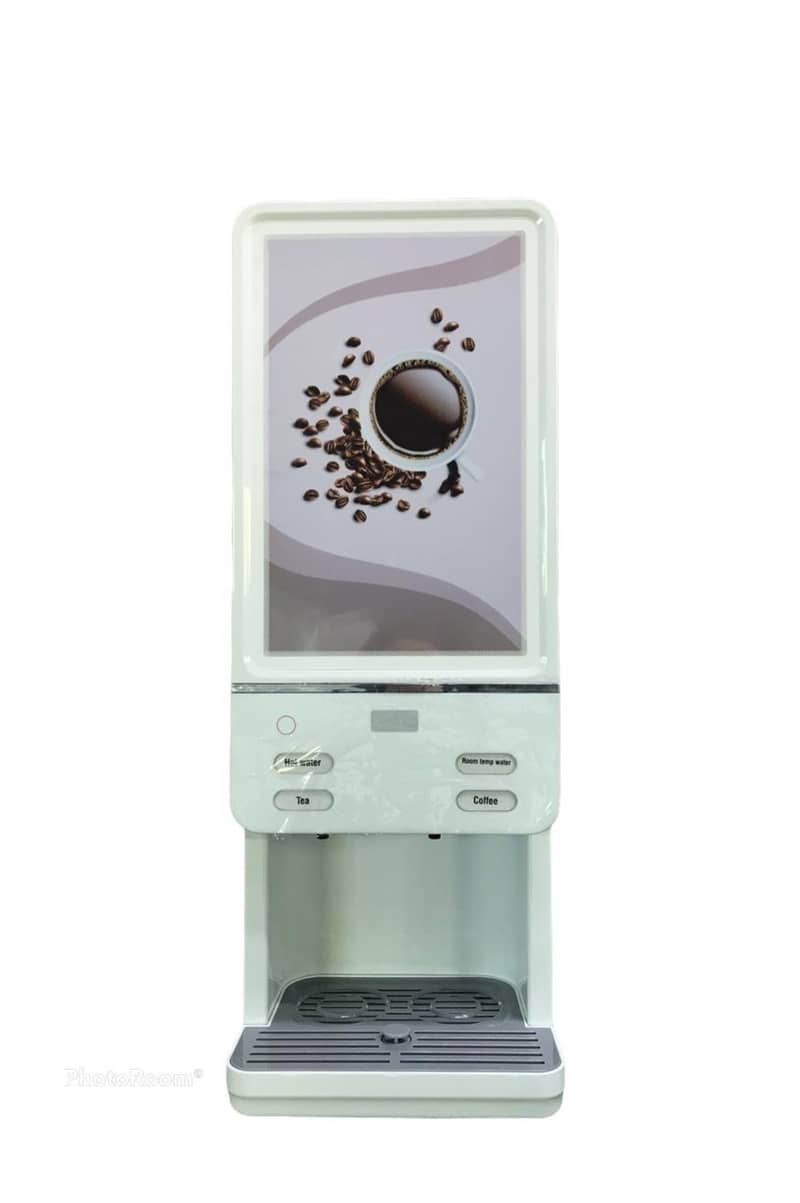 Tea and coffee vending machine with 2 flavors 0