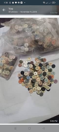 mixed button for sale