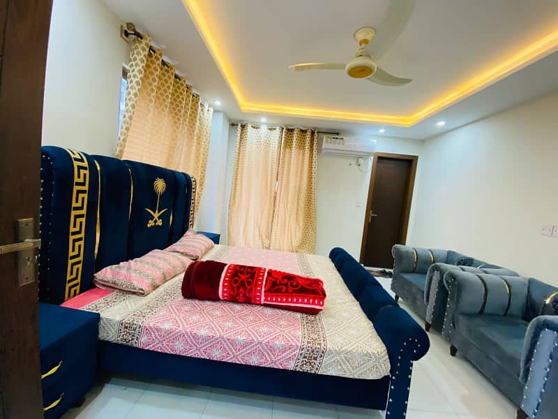 Fully Furnished Luxury 1 Bedroom Apartment Available for Rent Bahria Phase 8 Rawalpindi 2