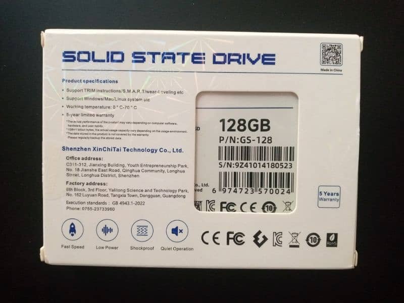 SSD 128Gb 0