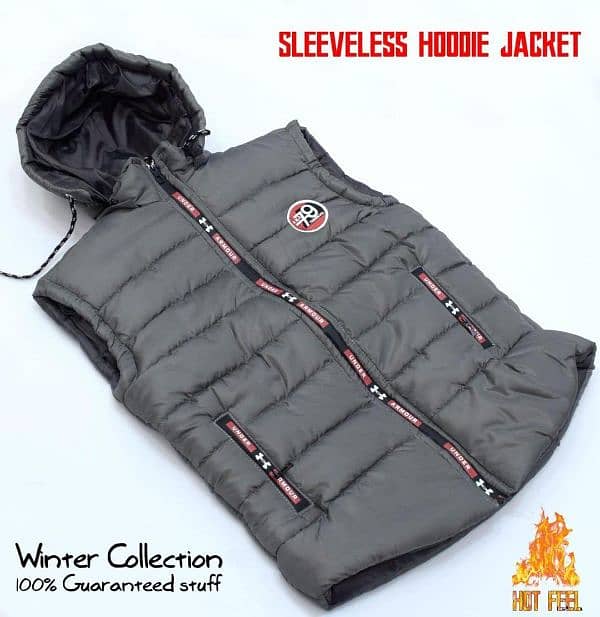 winter special sleeveless hoodie jackets 0