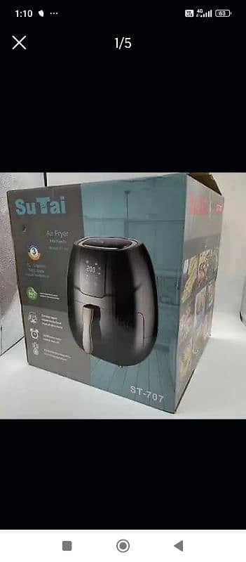 New Original Loat Mall Sutai Air Fryer 7 Litter 3