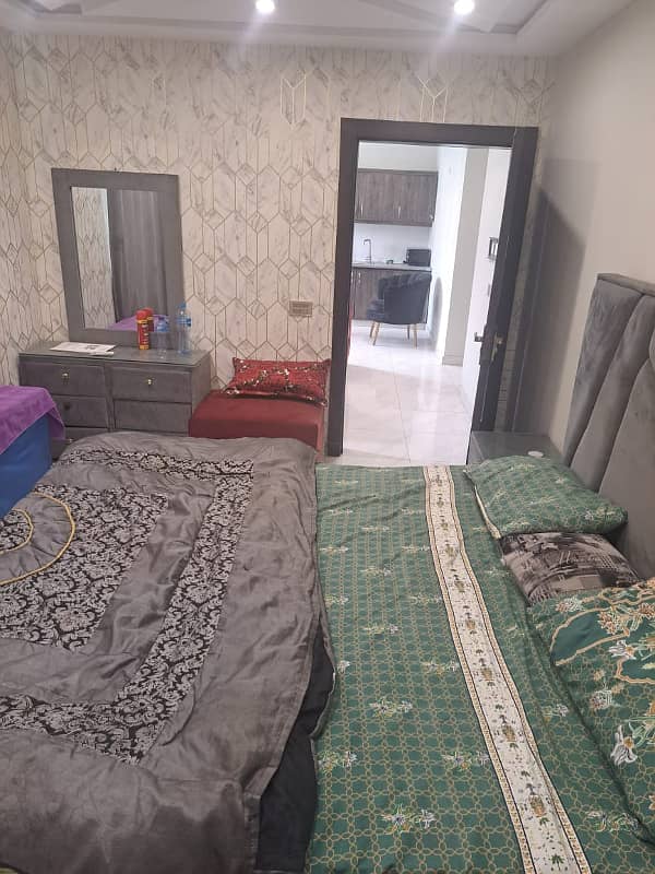 One Bed Furnished Apartment Available For Rent In Iqbal Block Sector E Bahria Town 5