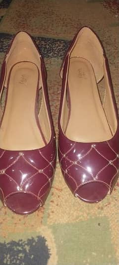 maroon E Fashion brand  shoes