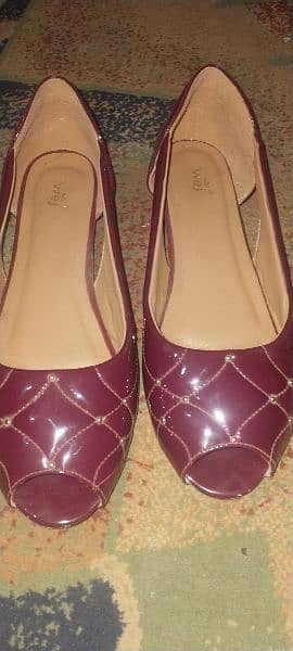 maroon E Fashion brand  shoes 0