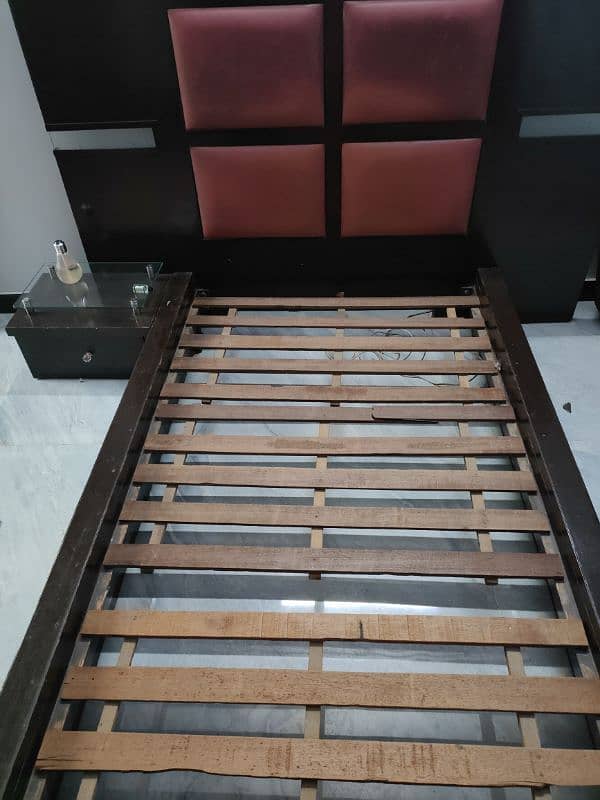 Habit style low height pure wood beautiful bed for sale 1