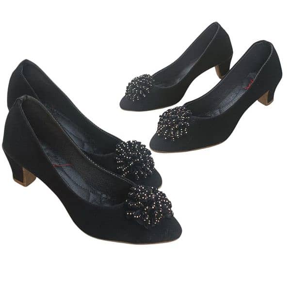 Women's Velvet Fancy Pumps 1