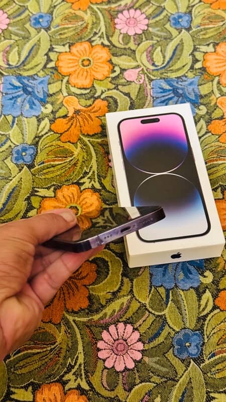 iphone 14pro nonpta 128gb purple blue 0