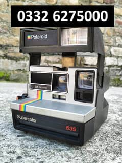 Polaroid Supercolor 635 CL Instant Camera – Antique EverFlash Retro Cl