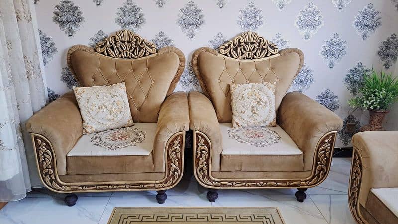 Sofa Set / 5 Seater Sofa / Luxury Sofa / Cushion Sofa / Center Table 0