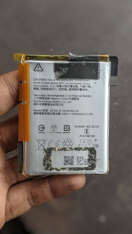 Google pixel 3 original battery 0